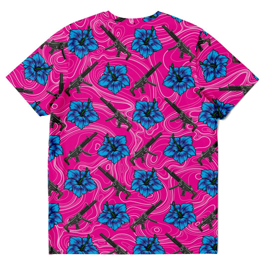 Rad Palm High Capacity Hibiscus Unisex T-Shirt