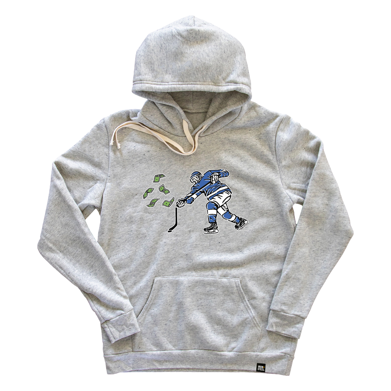 Broken Hockey Stick Soft Fleece Hoodie