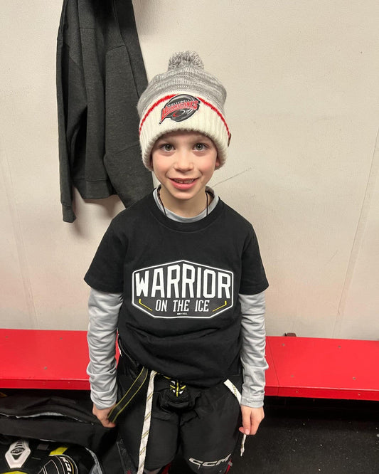Warrior On The Ice Hockey T-Shirt