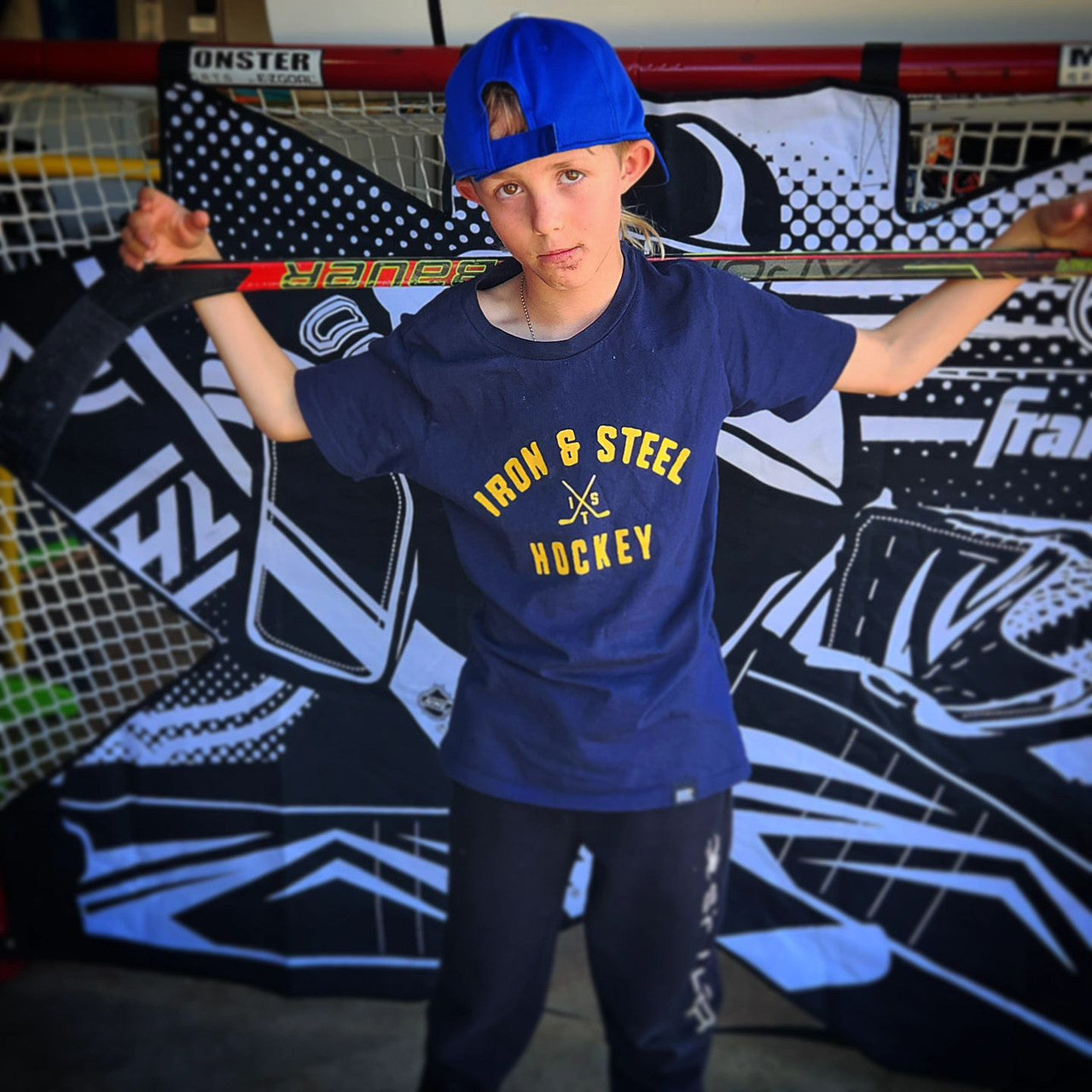 Iron & Steel Hockey T-Shirt
