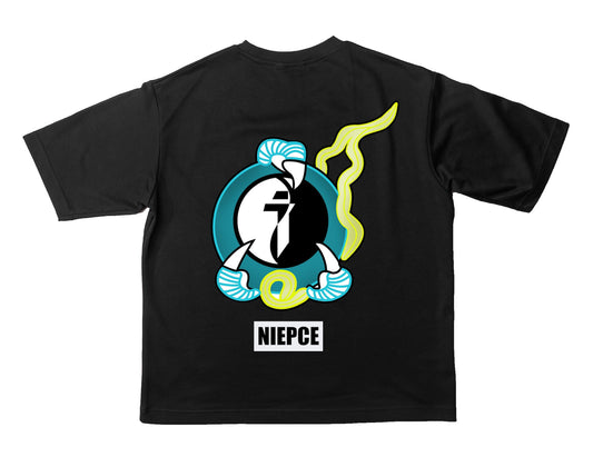 Blue Yin Yang Dragon Claw Tee