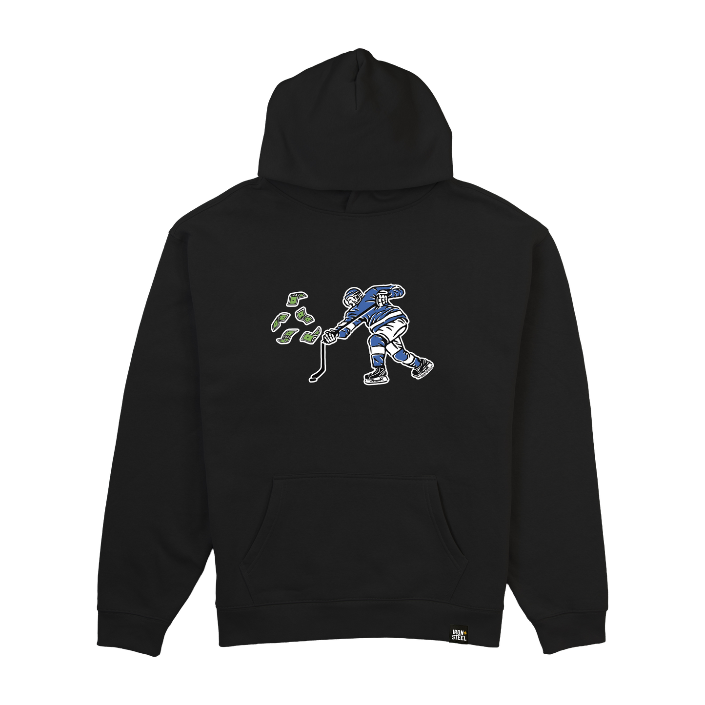 Broken Hockey Stick Soft Fleece Hoodie