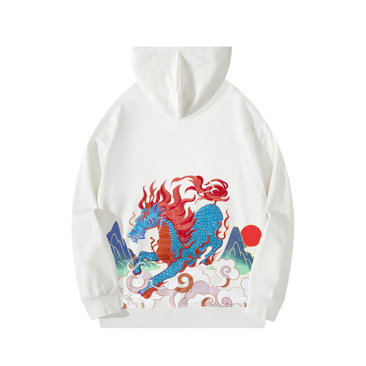 KH9240 Demon Horse Embroidery Hoodie