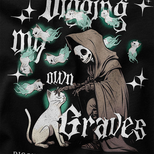 Digging My Own Graves Cat T-Shirt