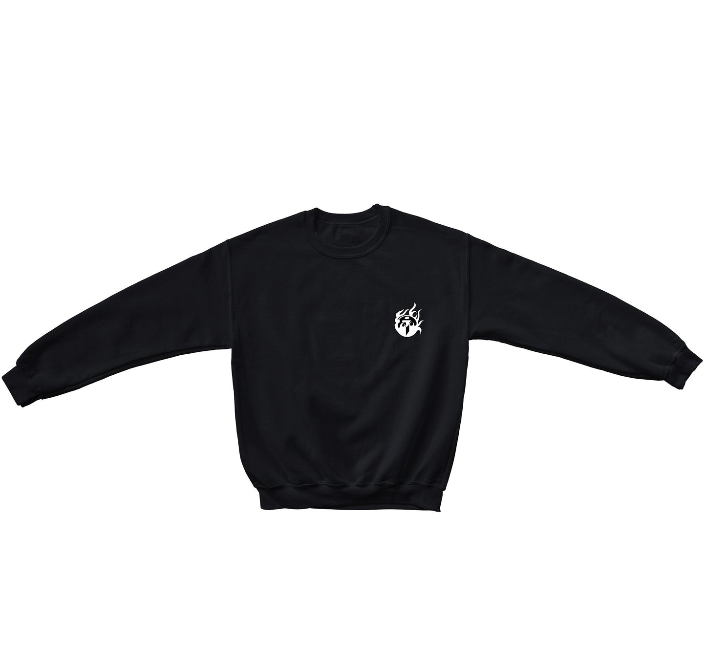 I-Tech Yin Yang Flames Crewneck