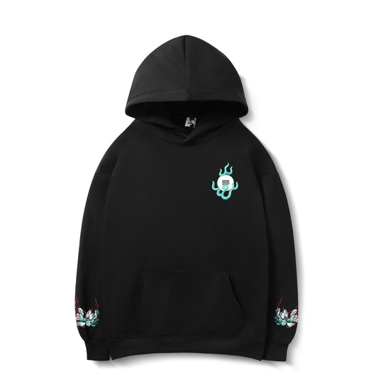 KH9033 Blue Kirin Embroidery Hoodie