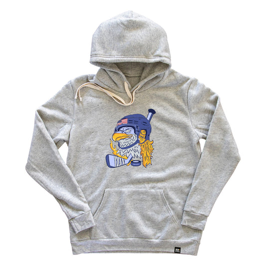 USA Eagle Mullet Hockey Soft Fleece Hoodie
