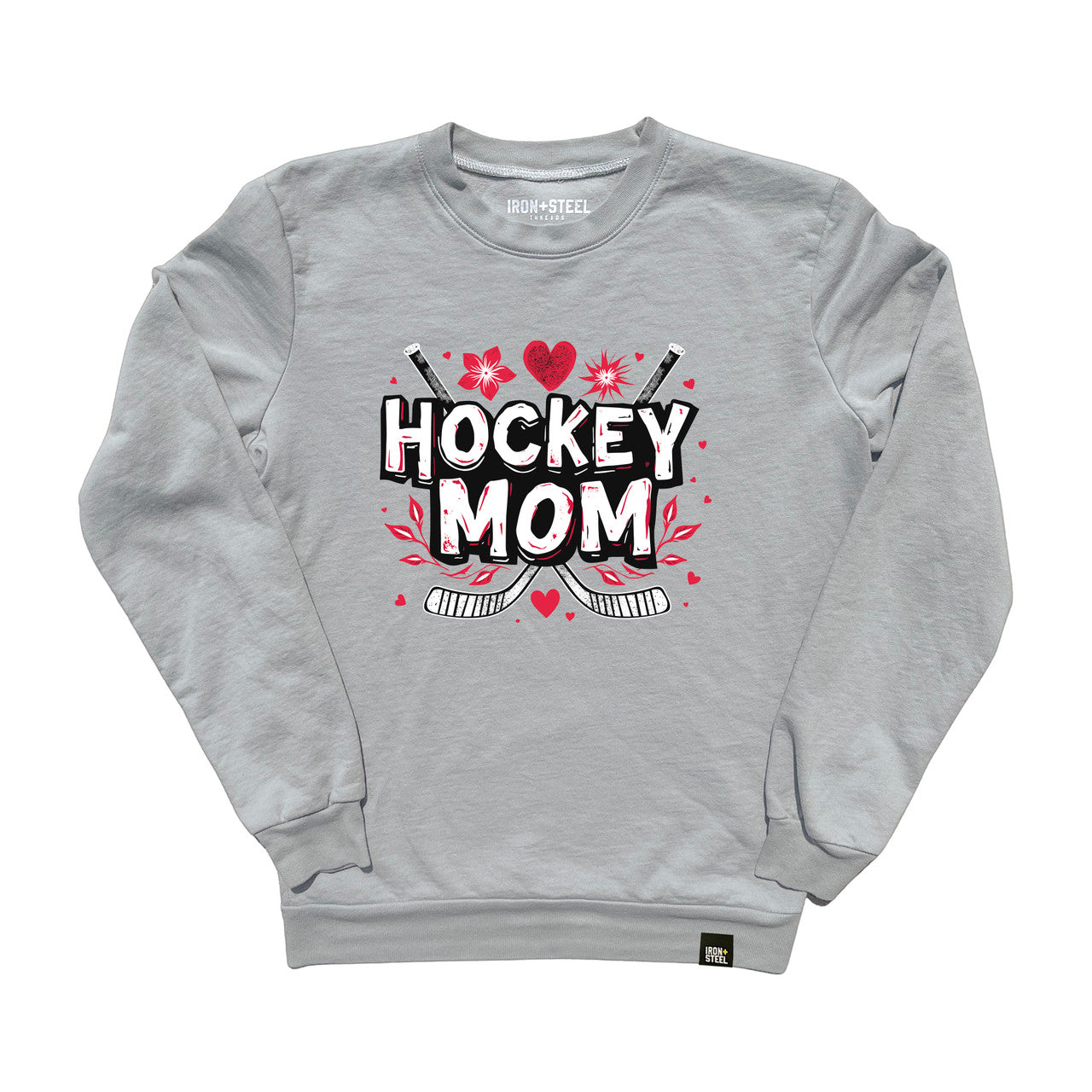 Hockey Mom Hearts Sweatshirt