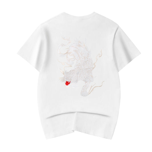 KH802 Raging Panther Embroidery Tee