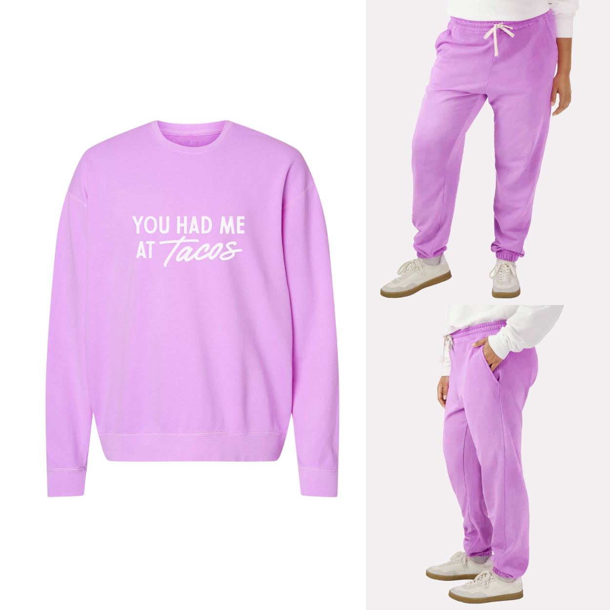 You Had Me At Tacos Washed Sweatshirt