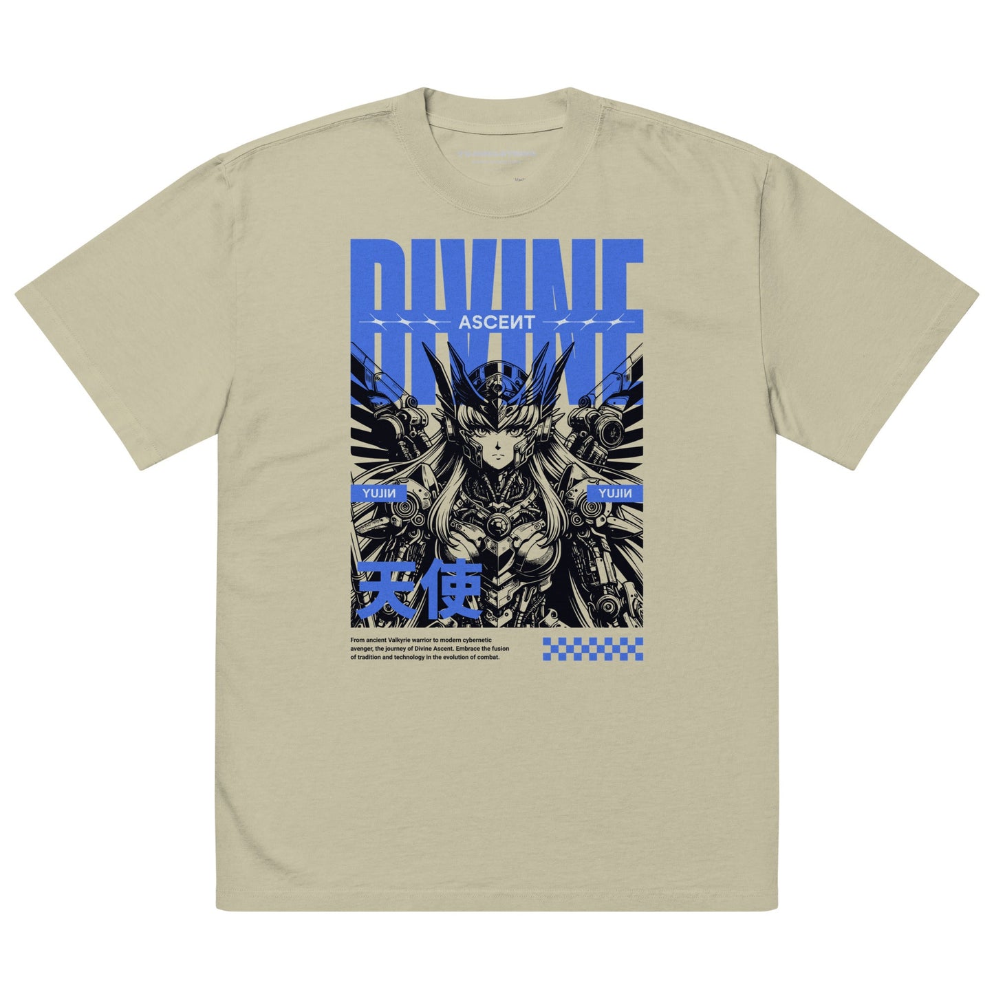 Divine Ascent Oversized Faded T-Shirt