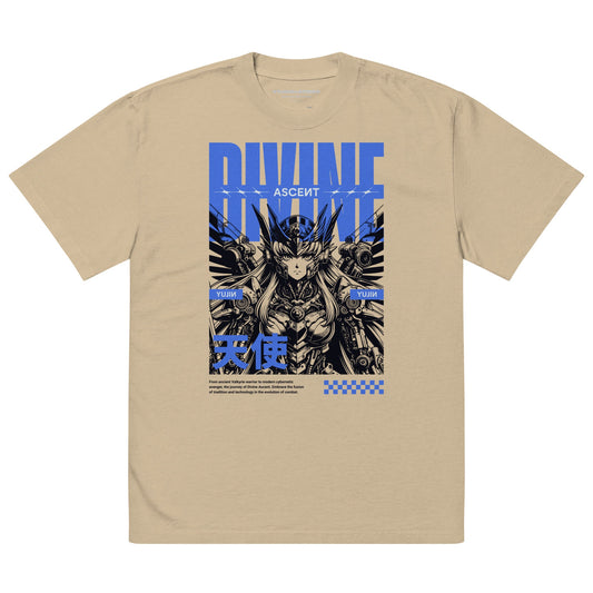 Divine Ascent Oversized Faded T-Shirt