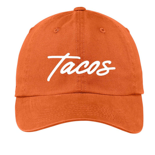 Tacos Cursive Baseball Cap