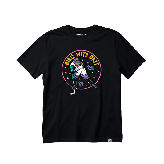 Girls With Grit Hockey T-Shirt