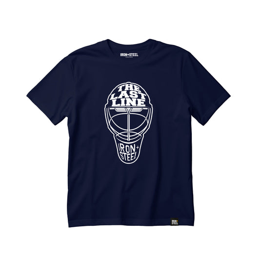 The Last Line Goalie Helmet Hockey Tee