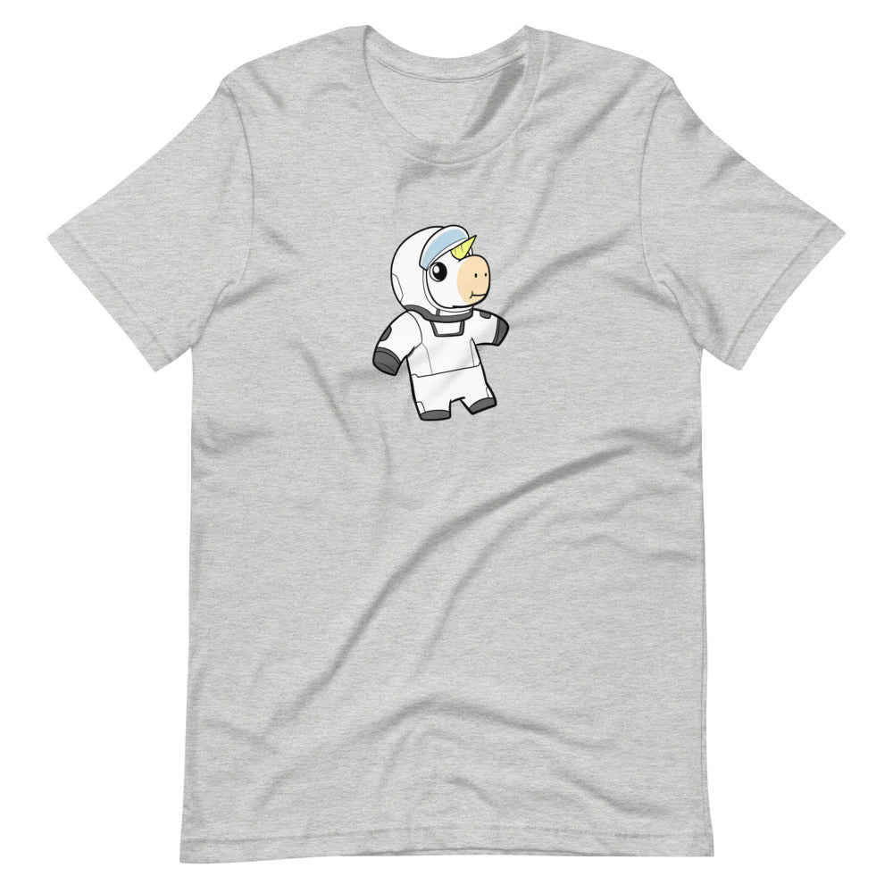 Space Unicorn Cartoon Short Sleeve Unisex T-Shirt