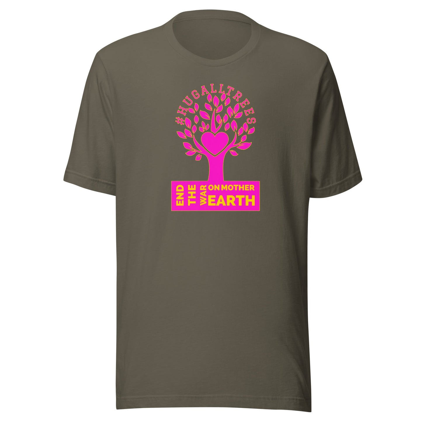 #HugAllTrees Short-Sleeve Unisex T-Shirt