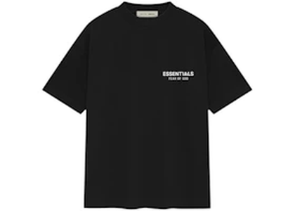 Fear of God Essentials Classic Short Sleeve Tee Jet Black SS25