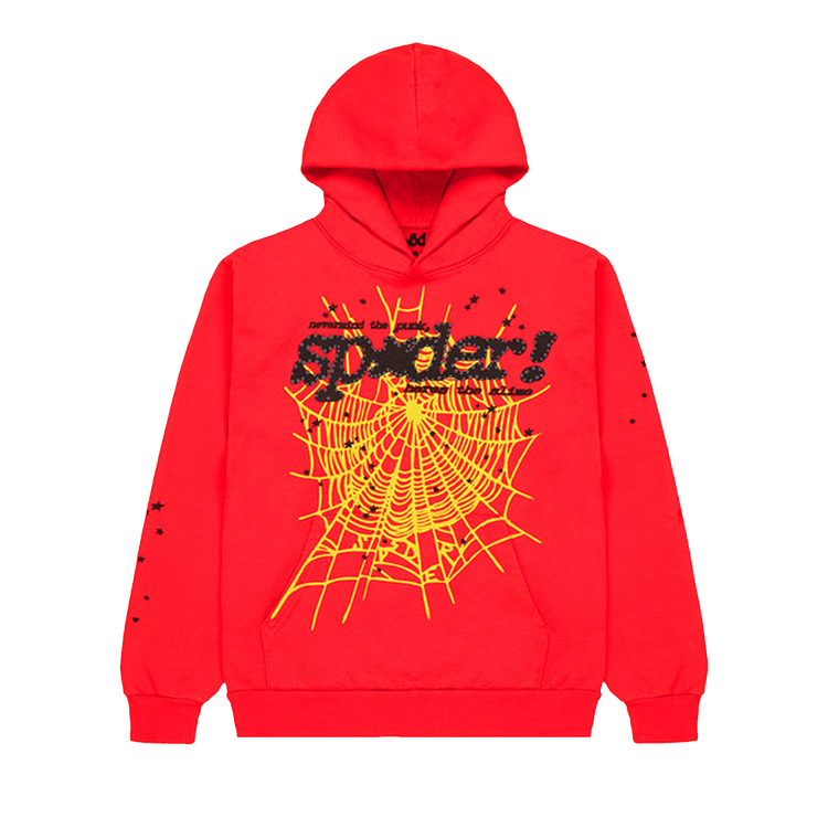 Sp5der P*NK V2 Hoodie 'Red'