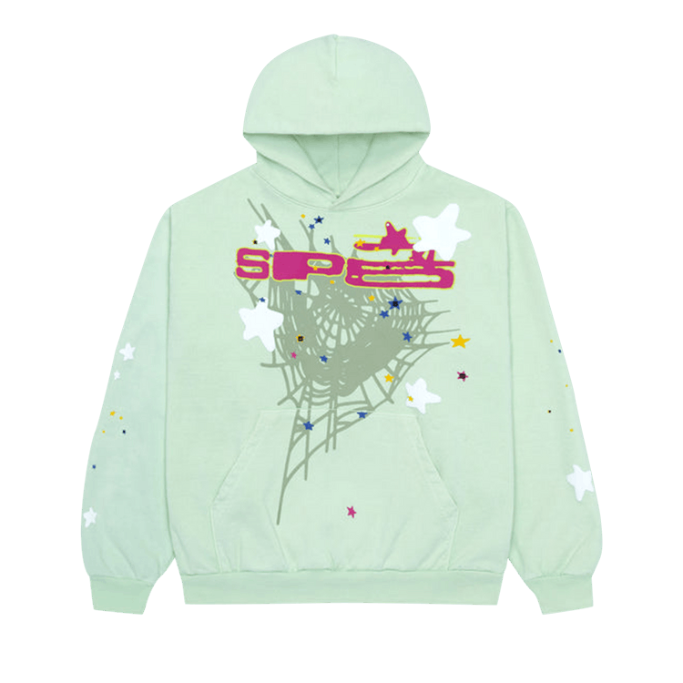 Sp5der Hoodie 'Lime'