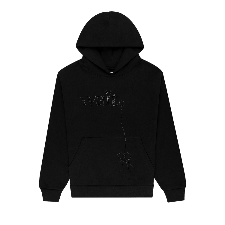Sp5der Wait Stone Hoodie 'Black'