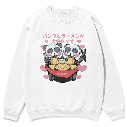 Cute Ramen Pandas Sweatshirt