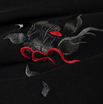 KH9229 Reindeer Embroidery Hoodie