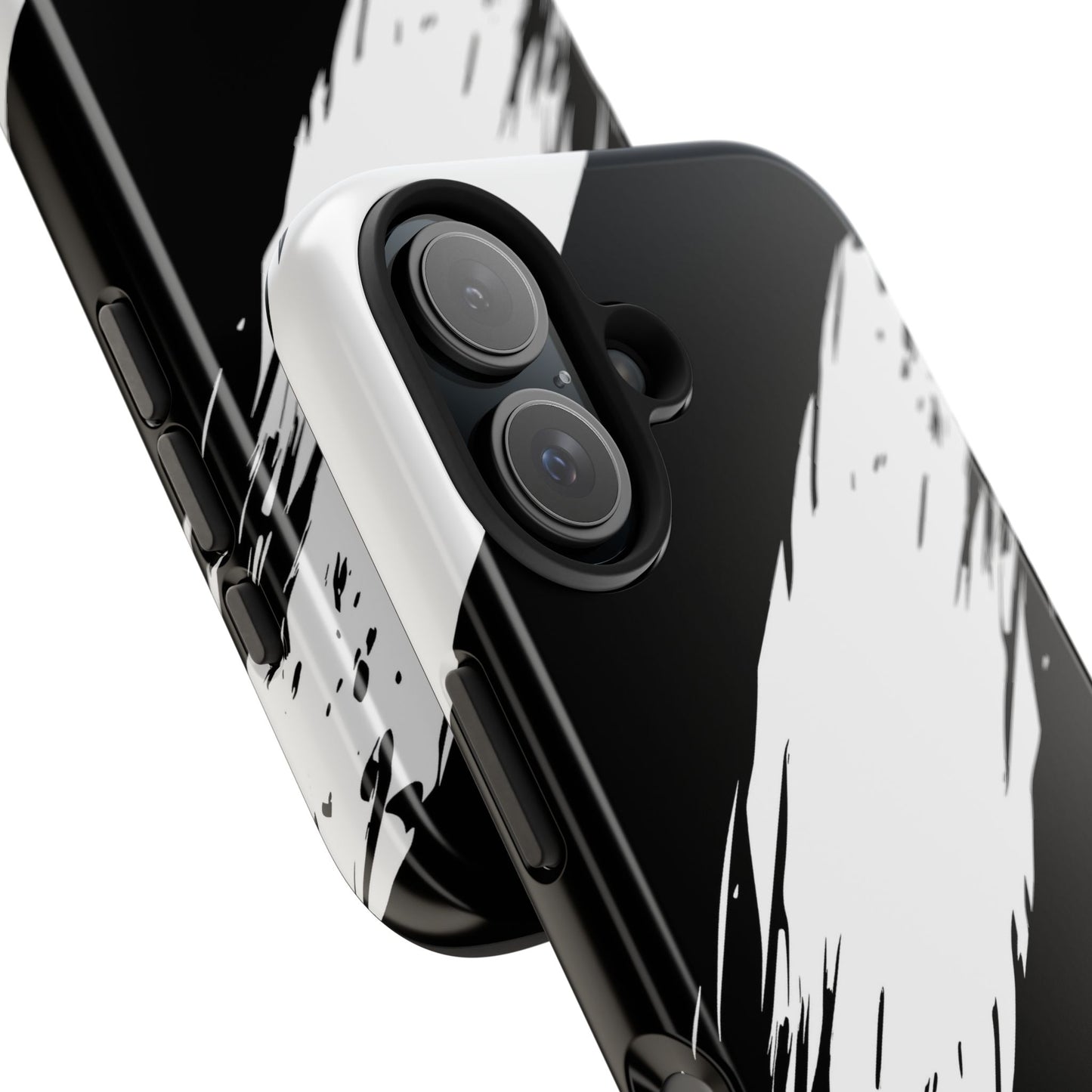 Funda/cubierta resistente para teléfono con rayas diagonales en blanco roto | Estética