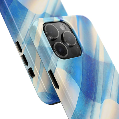 Pastel Plaid Pattern Clean Tough Phone Case | Aesthetic