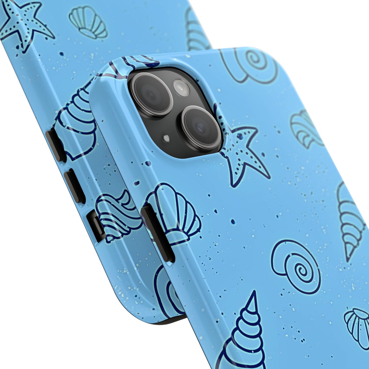 Funda resistente para teléfono Shells azul claro | Estética