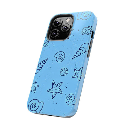 Funda resistente para teléfono Shells azul claro | Estética