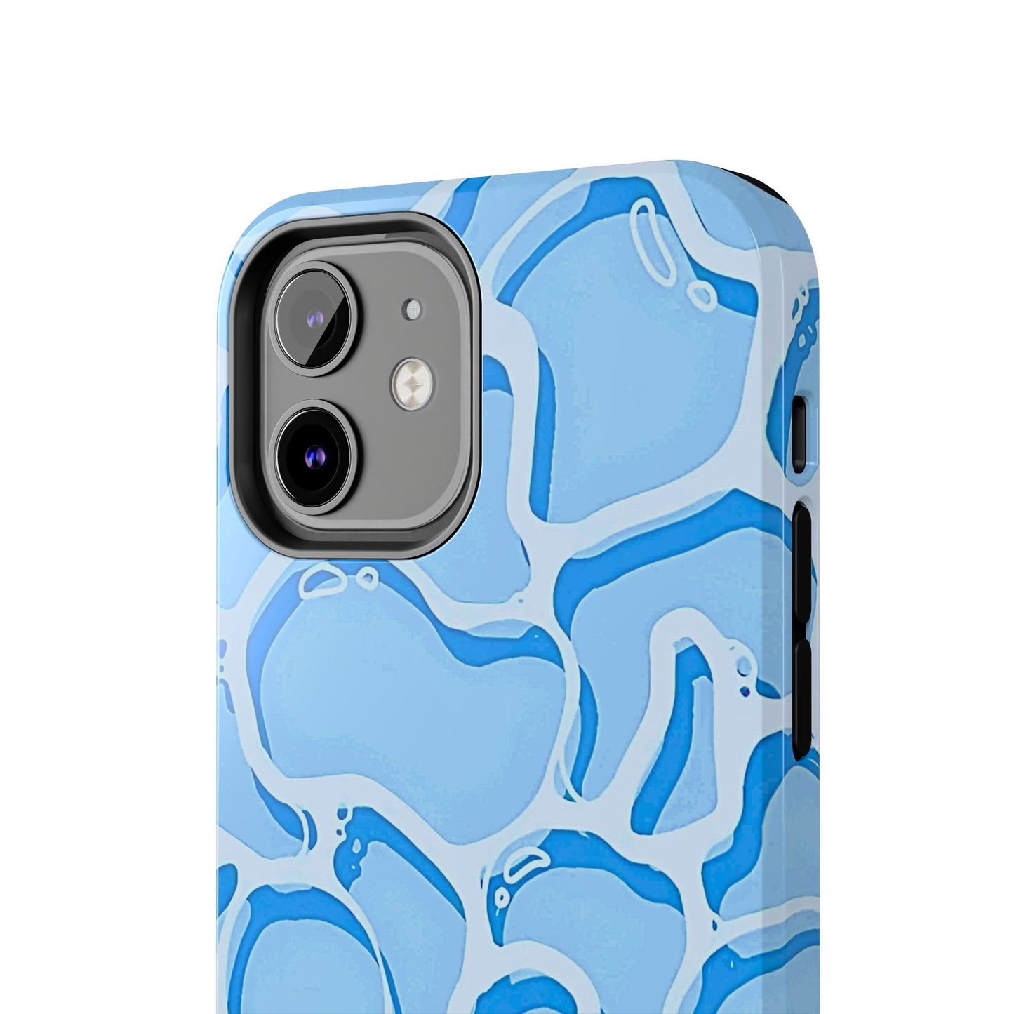 Funda resistente para teléfono con estampado de agua de piscina | Estética