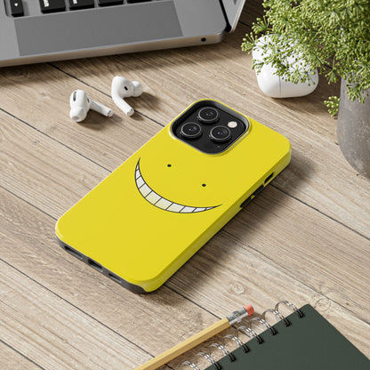 Assassination Classroom Koro-sensei Yellow Face Design Tough Phone Case | Anime