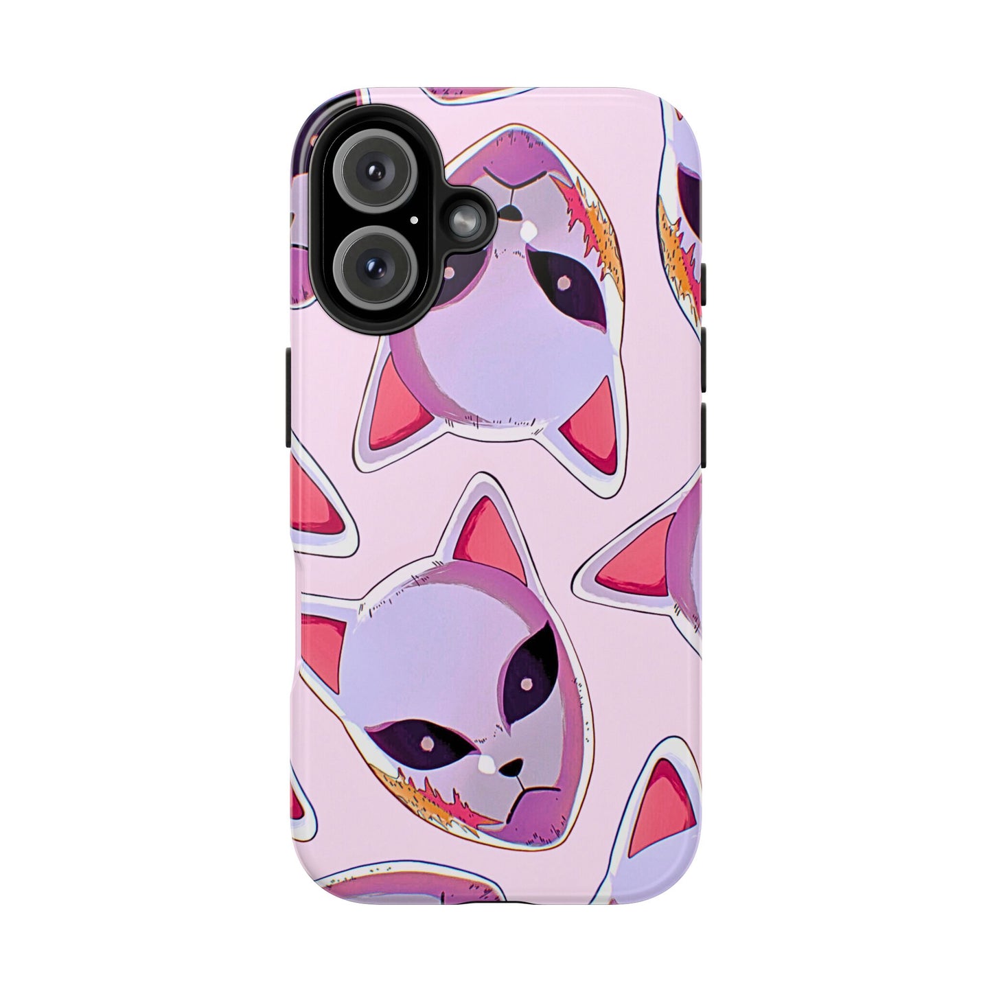 Sabito Fox Mask Pattern Tough Phone Case | Anime - Demon Slayer