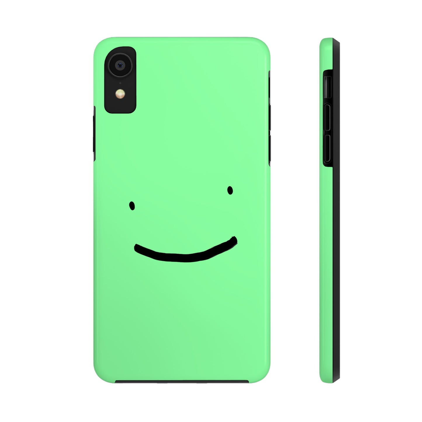 Simple Smile Green Face Tough Phone Case | Other