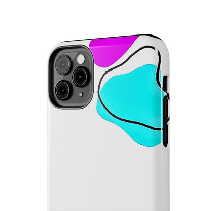 Abstract Shapes Preppy Pastel Style (Version 2) Tough Phone Case | Aesthetic