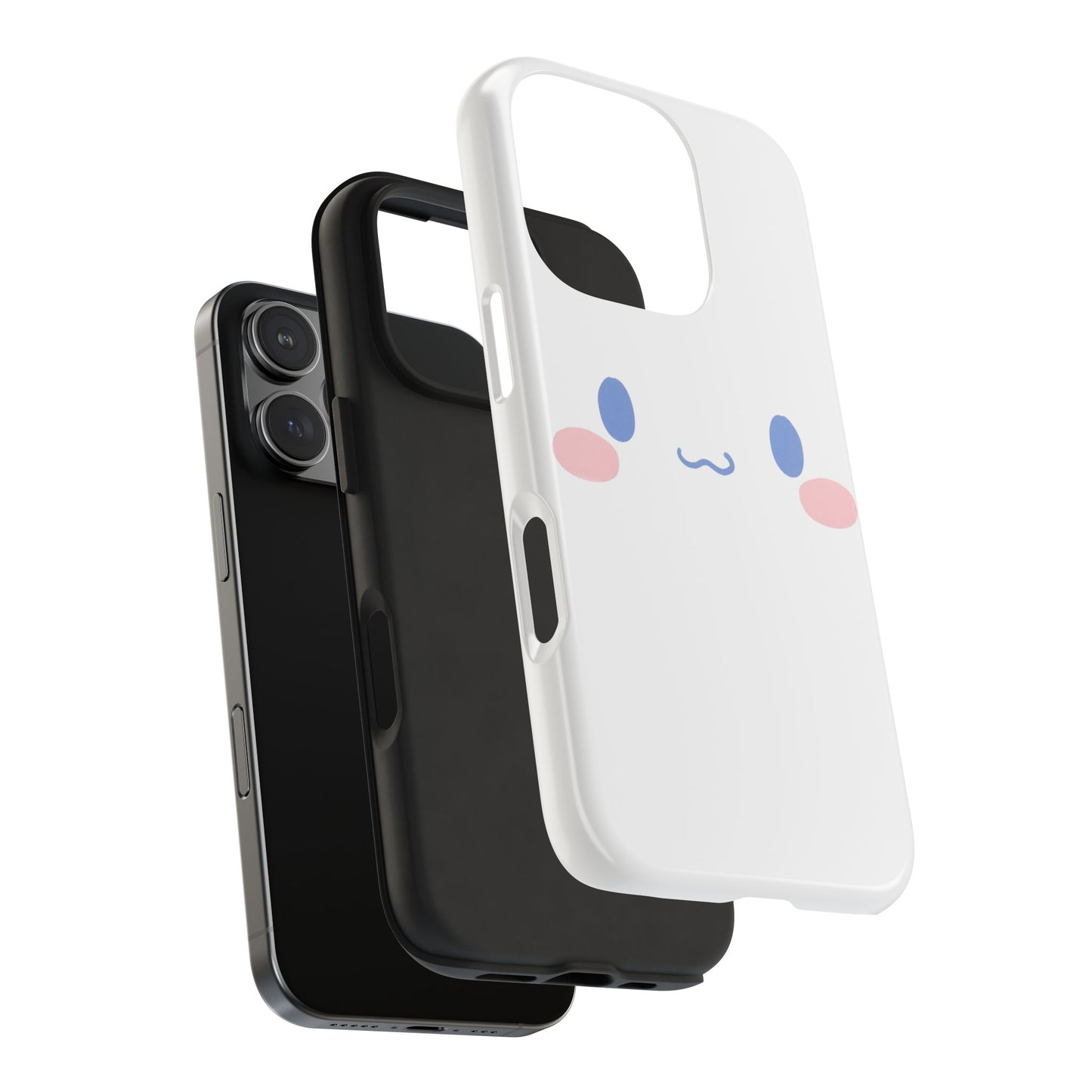 Sanrio Cinnamoroll Cute Face Pastel Kawaii Minimal Tough Phone Case | Cartoons
