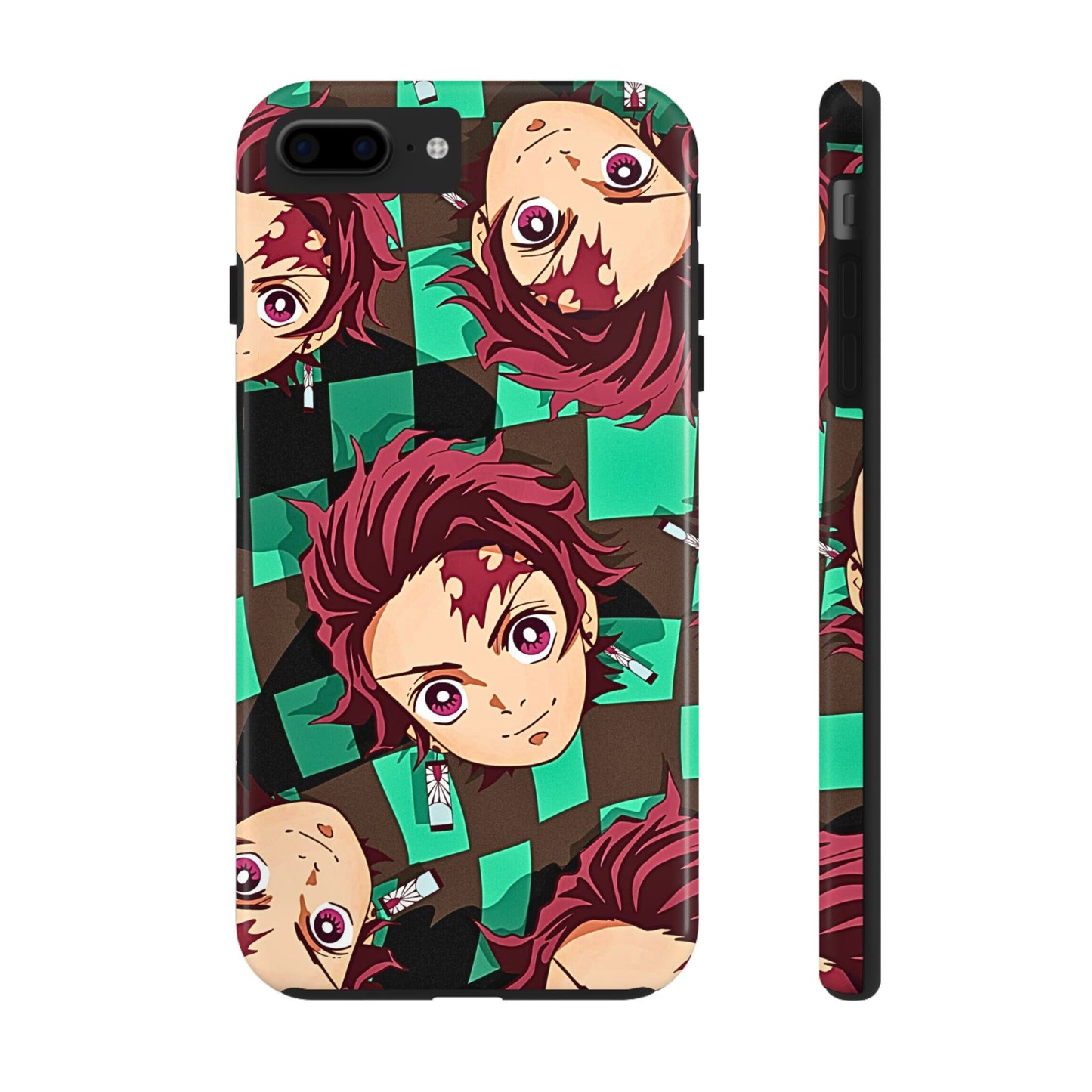 Tanjiro Kamado Head Pattern Tough Phone Case | Anime - Demon Slayer