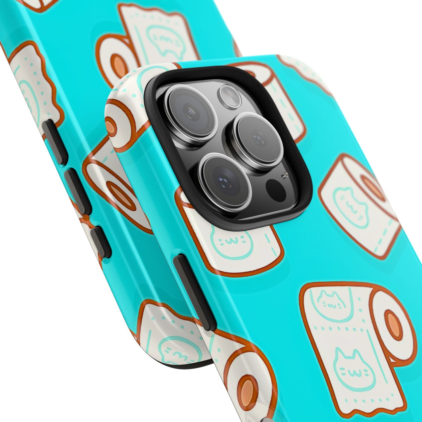 Funda resistente para teléfono con estampado de papel higiénico kawaii | Estética