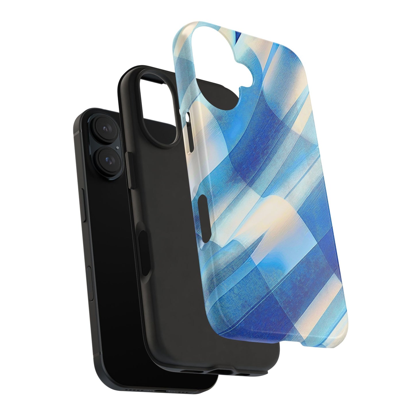 Pastel Plaid Pattern Clean Tough Phone Case | Aesthetic