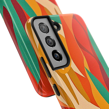 Abstract Autumn Leaves Tough Phone Case | Aesthetic