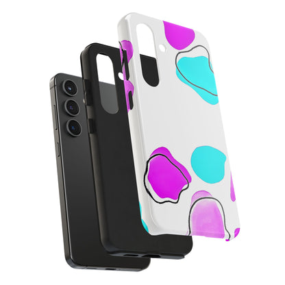 Abstract Shapes Preppy Pastel Style (Version 2) Tough Phone Case | Aesthetic