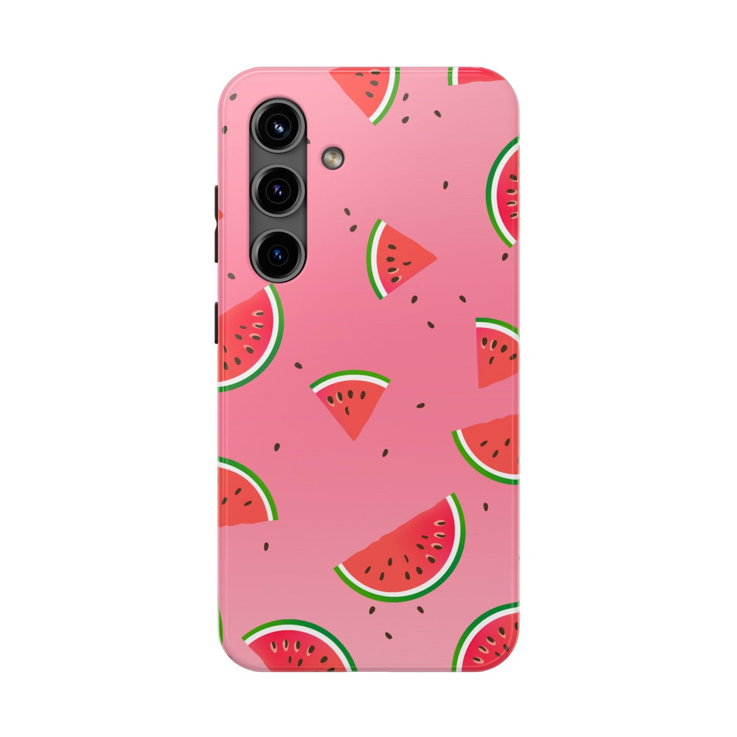 Pink and Red Gradient Watermelon Tough Phone Case | Food