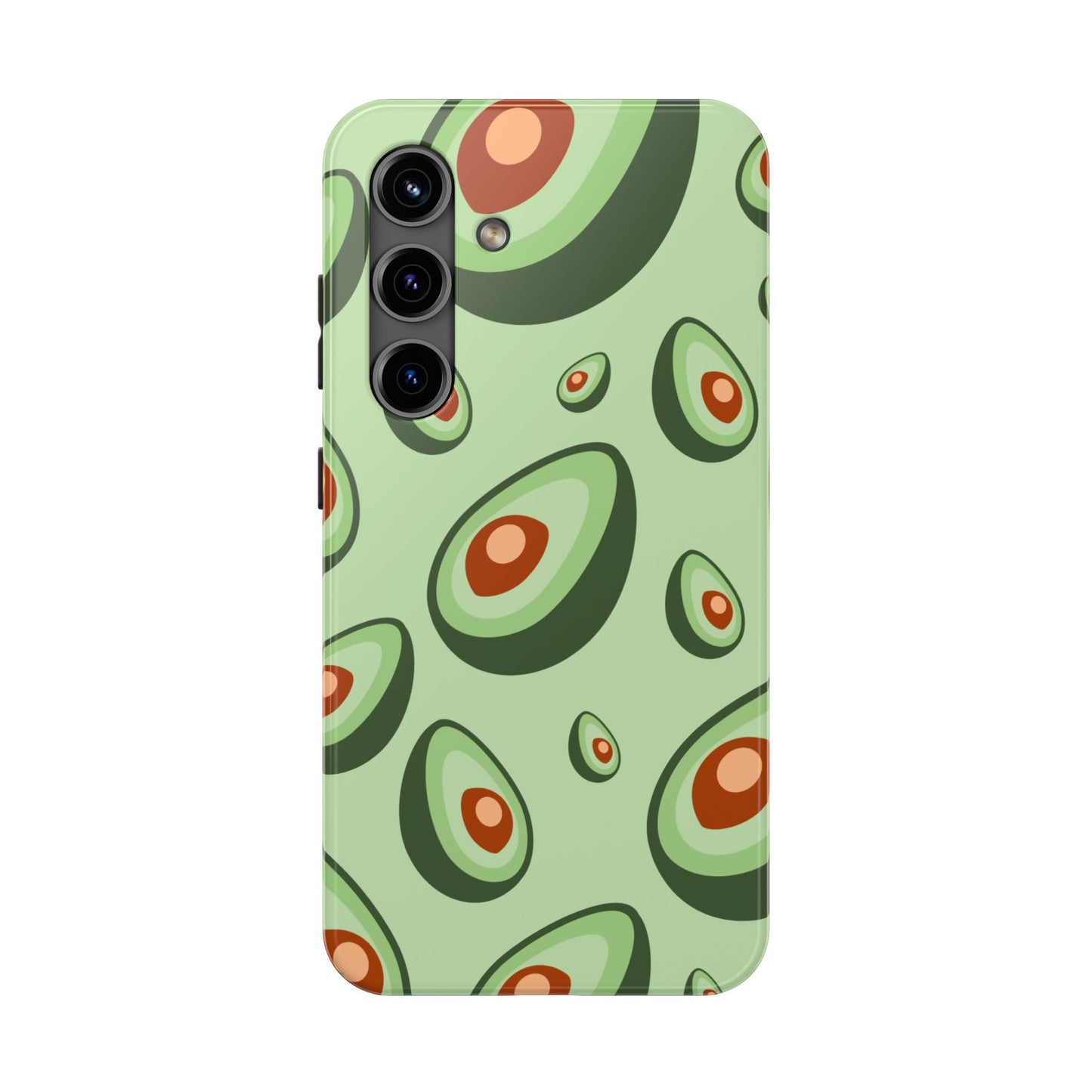Trendy Avocado Pattern Green Aesthetic Minimal Fruit Phone Case | Food