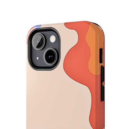 Funda resistente para teléfono con diseño de pastel líquido de verano | Estética