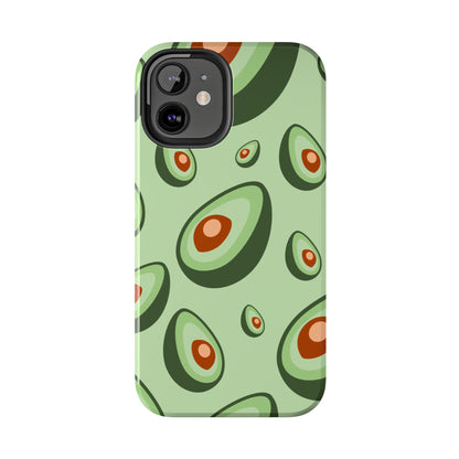 Trendy Avocado Pattern Green Aesthetic Minimal Fruit Phone Case | Food