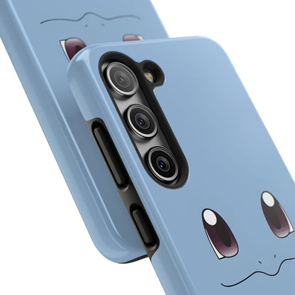 Blue Turtle Simple Blue Smile Tough Phone Case | Anime