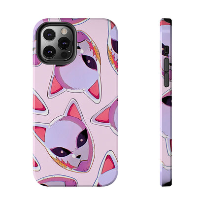 Sabito Fox Mask Pattern Tough Phone Case | Anime - Demon Slayer