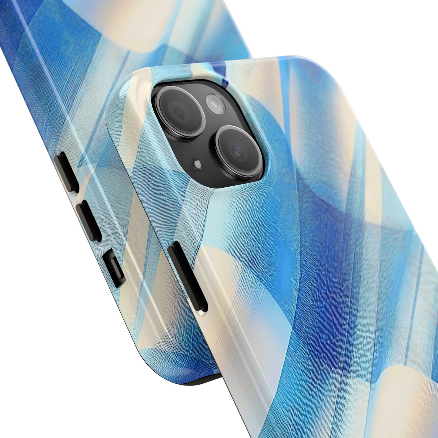 Pastel Plaid Pattern Clean Tough Phone Case | Aesthetic