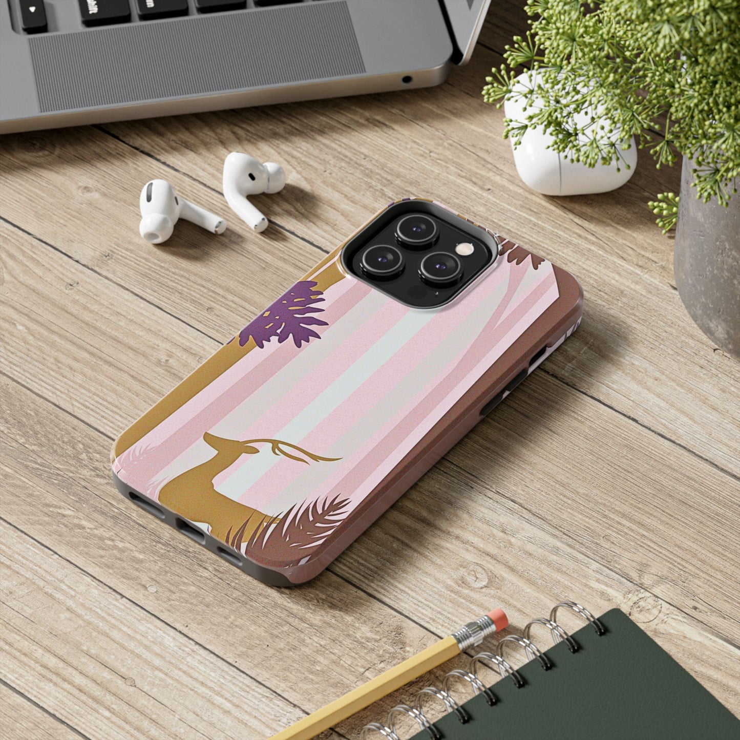 Abstract Forest Tough Phone Case | Aesthetic